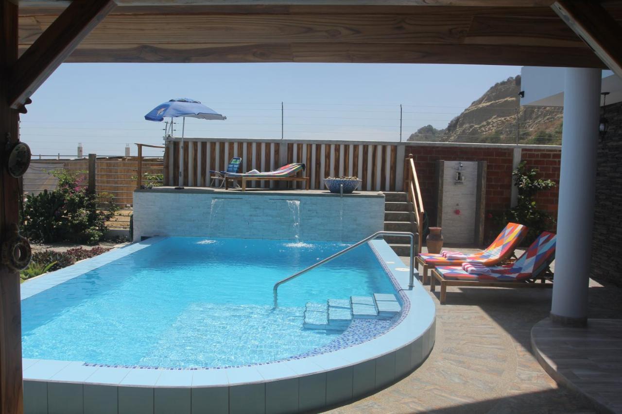 El Ocaso Oceanfront Apartment Canoa Exterior photo